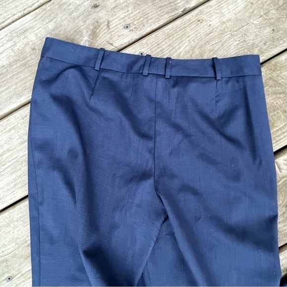 NWOT $275 Hugo Boss navy slacks trousers pants slim leg - career office size 2 - Picture 8 of 9